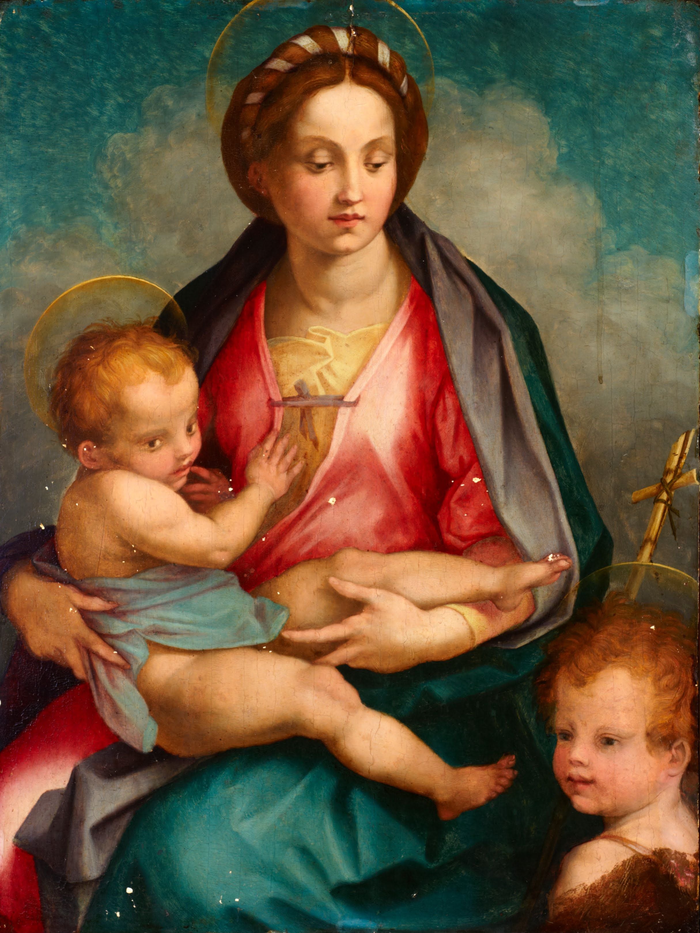 La Vierge à l’Enfant avec saint Jean - Andrea del Sarto - Alpha Reproduction