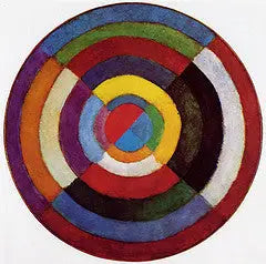 Reproduction du tableau « Disque simultané - Robert Delaunay » par Alpha Reproduction en peinture à l’huile
