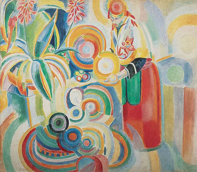 Reproduction du tableau « La Grande Portugaise - Robert Delaunay » par Alpha Reproduction en peinture à l’huile