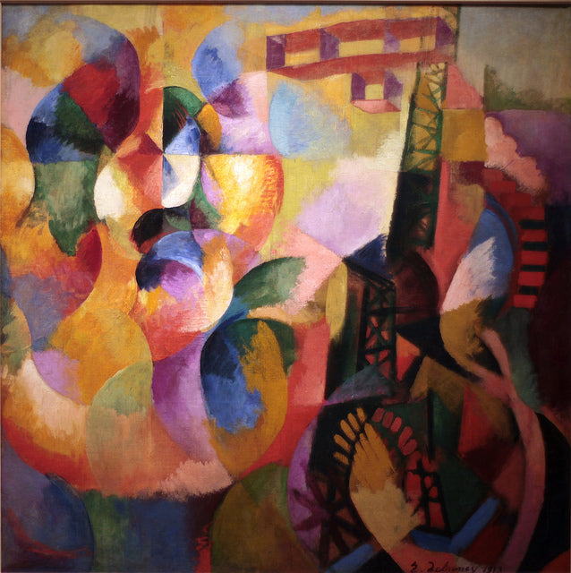 Reproduction du tableau « Soleil, Tour, Avion - Robert Delaunay » par Alpha Reproduction en peinture à l’huile