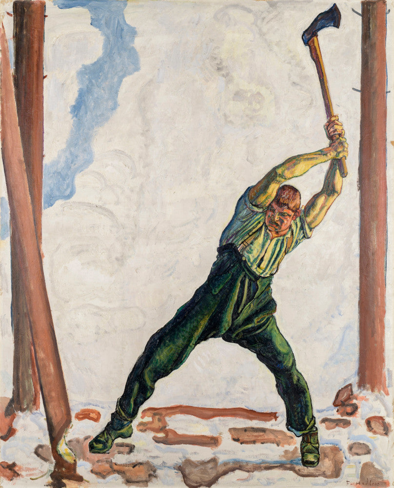 Le bûcheron - Ferdinand Hodler