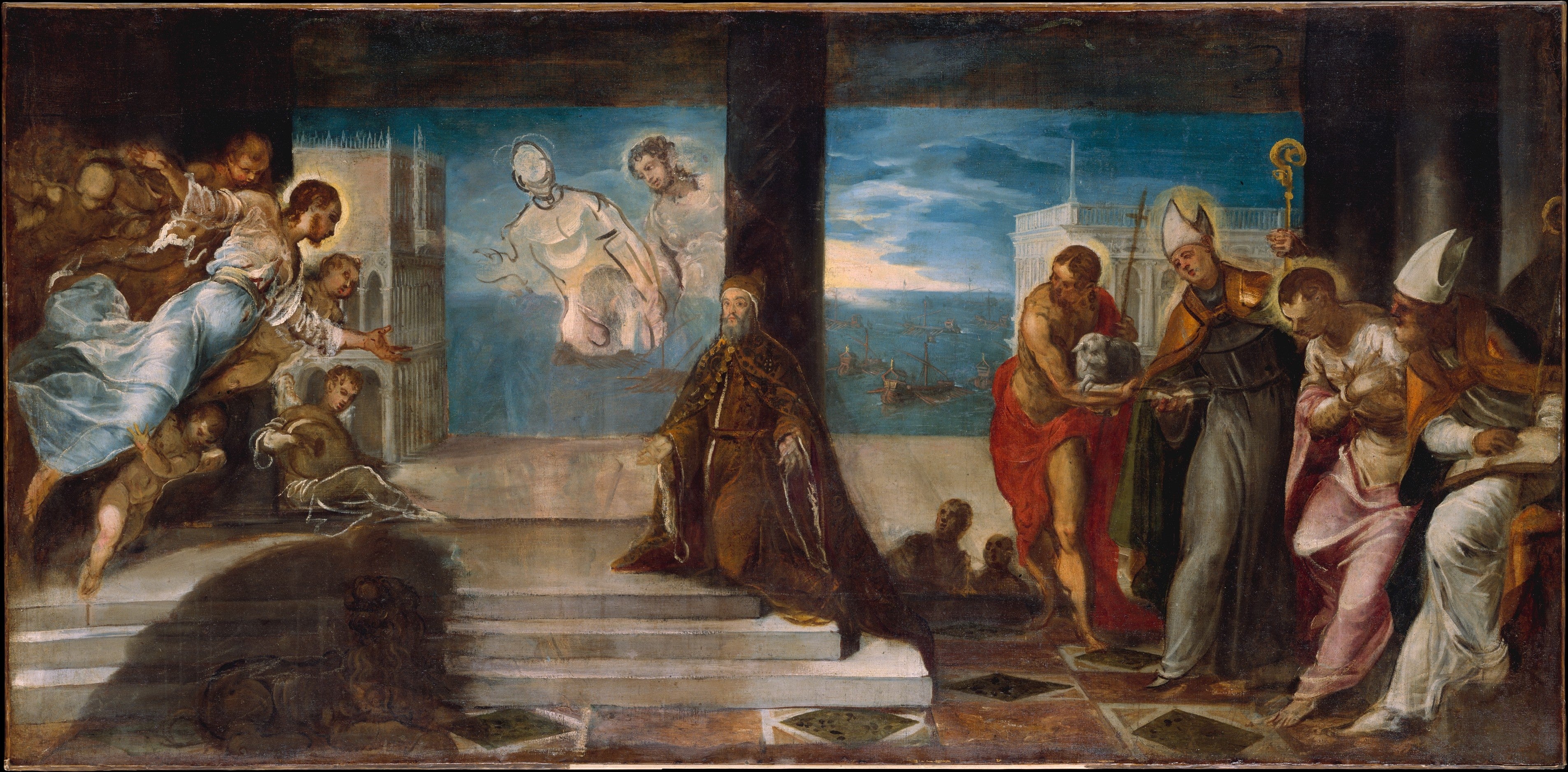 Le doge Alvise Mocenigo présenté au Rédempteur - Jacopo Tintoretto