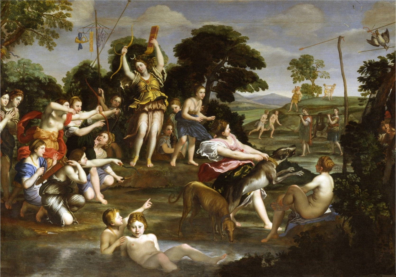 La Chasse de Diane - Domenichino - Alpha Reproduction