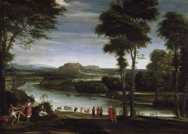 Paysage avec saint Jean baptisant - Domenichino - Alpha Reproduction