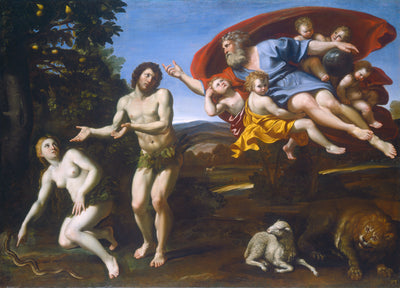 La réprimande d’Adam et Ève - Domenichino - Alpha Reproduction