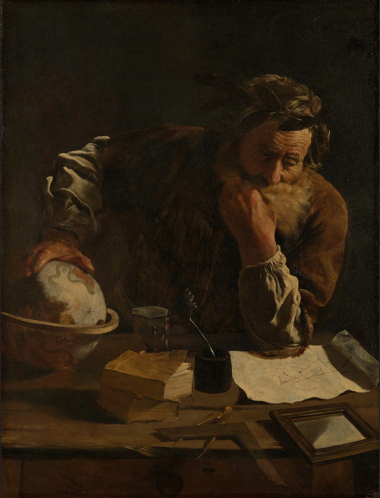 Portrait d'un érudit (Archimède ?) - Domenico Fetti