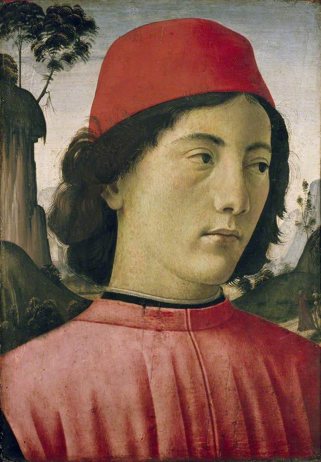 Portrait d'un jeune homme - Domenico Ghirlandaio