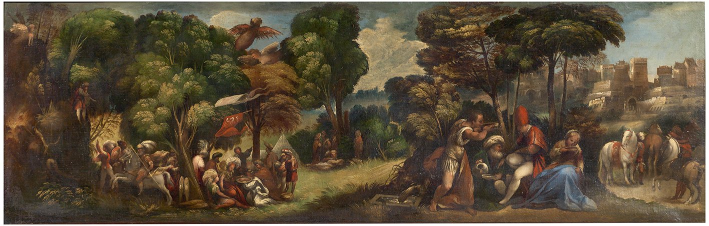 Enée et la prédiction des harpies - Dosso Dossi