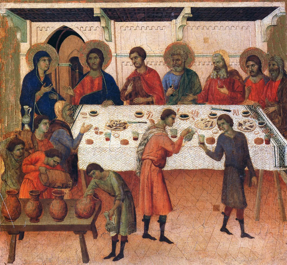 Les Noces de Cana - Duccio di Buoninsegna - Alpha Reproduction