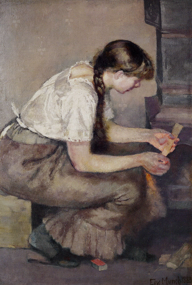 Reproduction du tableau « Jusqu'au matin - Edvard Munch » par Alpha Reproduction en peinture à l’huile