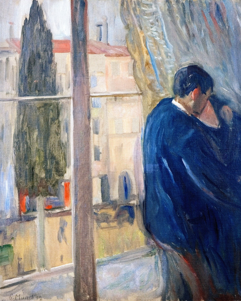 Reproduction du tableau « Le Baiser - Edvard Munch » par Alpha Reproduction en peinture à l’huile