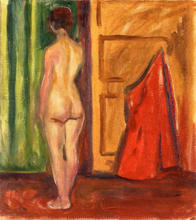 Reproduction du tableau « Nu de dos - Edvard Munch » par Alpha Reproduction en peinture à l’huile