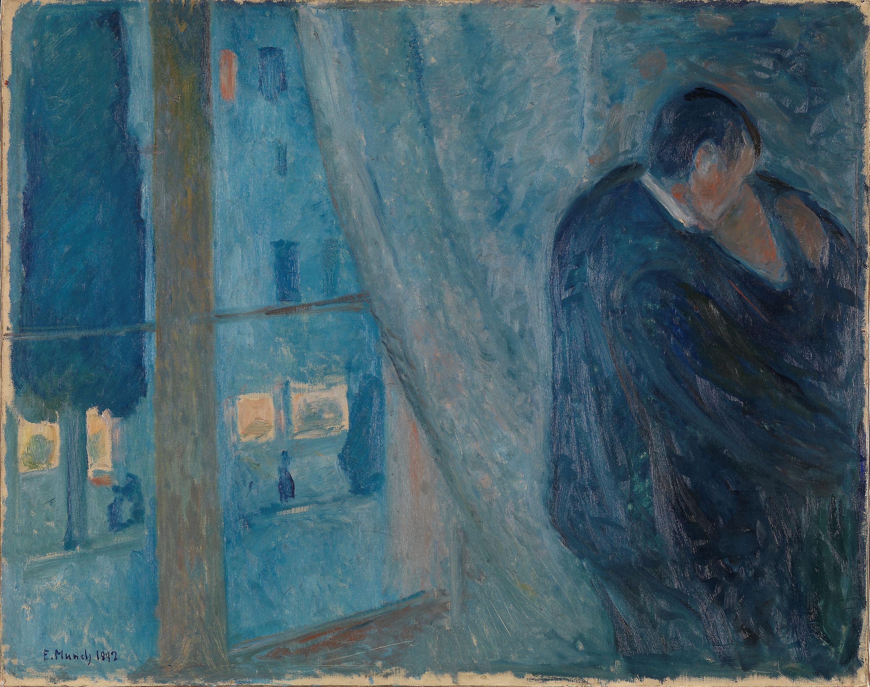 Reproduction du tableau « Le Baiser près de la fenêtre - Edvard Munch » par Alpha Reproduction en peinture à l’huile