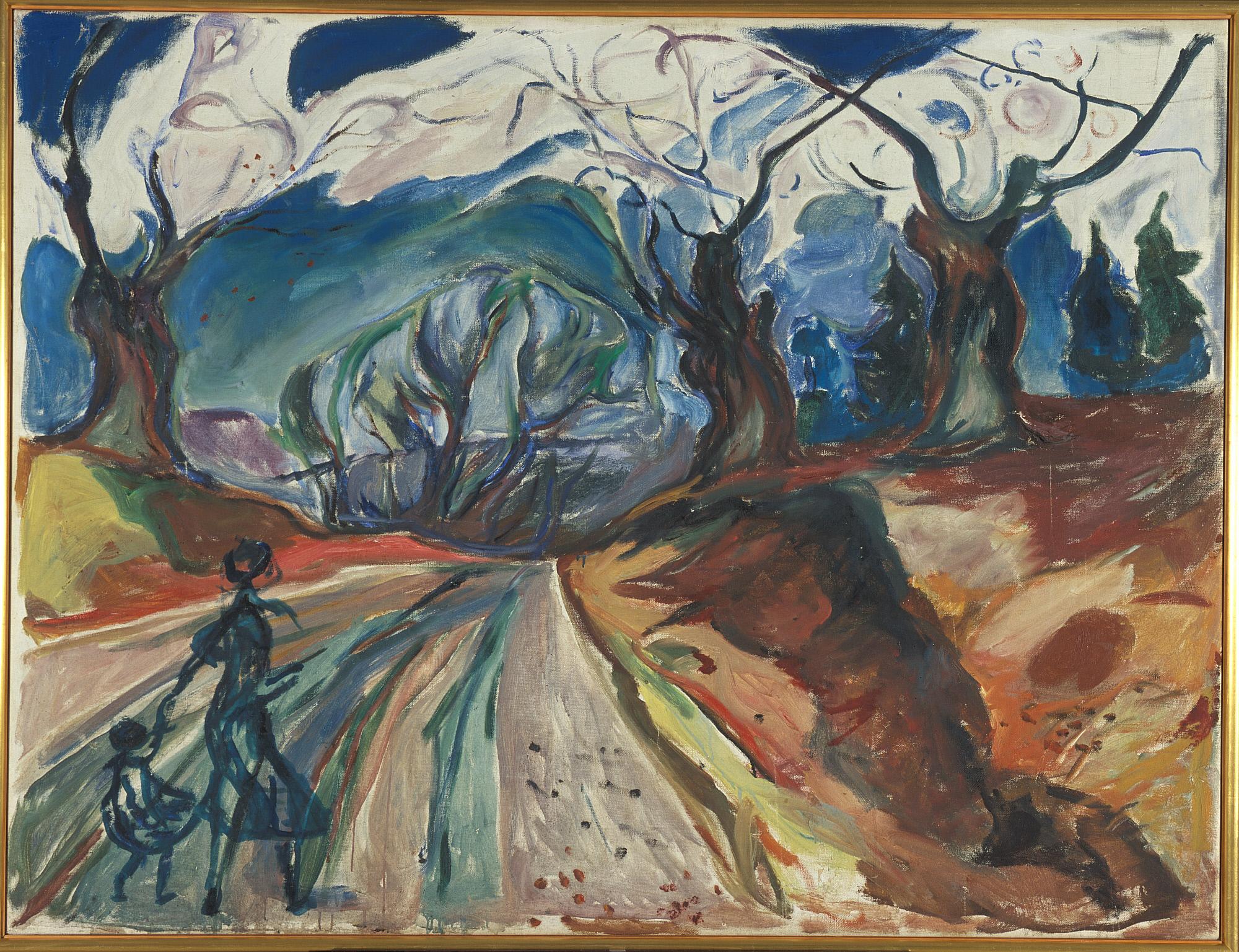 Reproduction du tableau « La Forêt magique - Edvard Munch » par Alpha Reproduction en peinture à l’huile