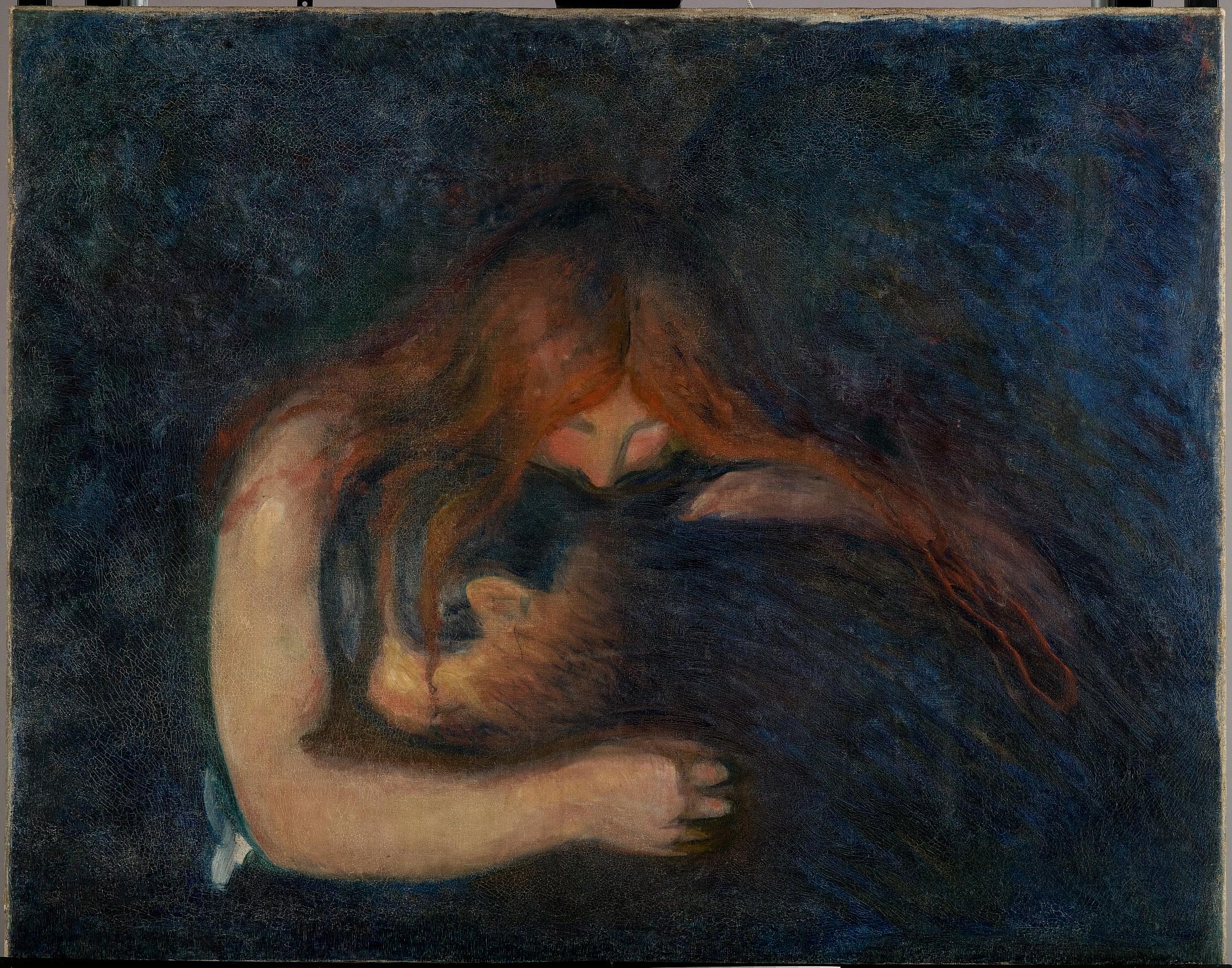 Reproduction du tableau « L'Amour et la Douleur - Edvard Munch » par Alpha Reproduction en peinture à l’huile