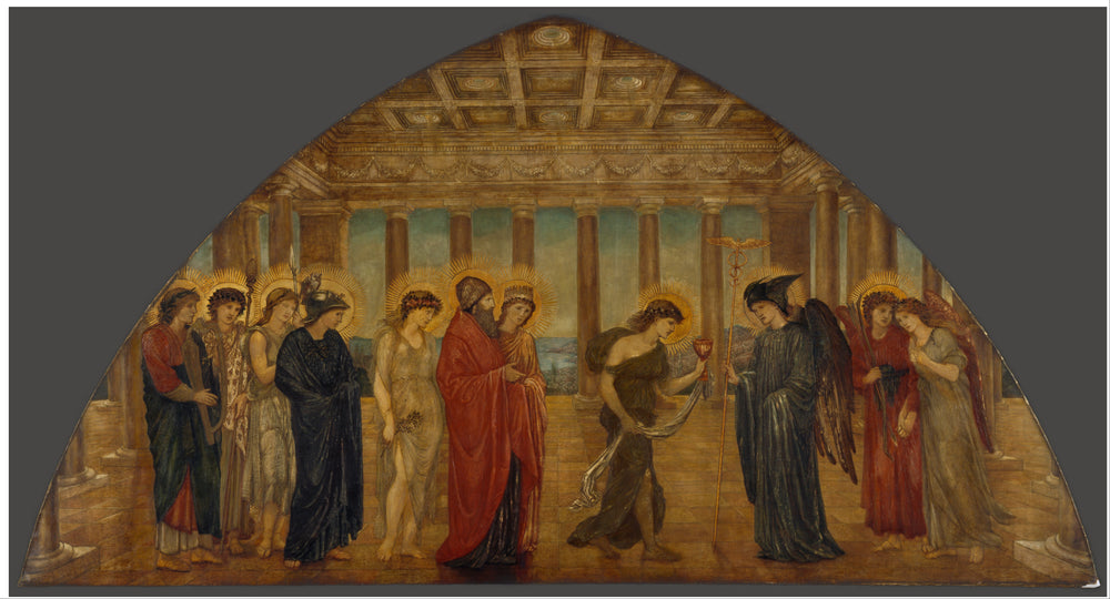Psyché entrant dans les portails de l’Olympe - Edward Burne-Jones - Alpha Reproduction