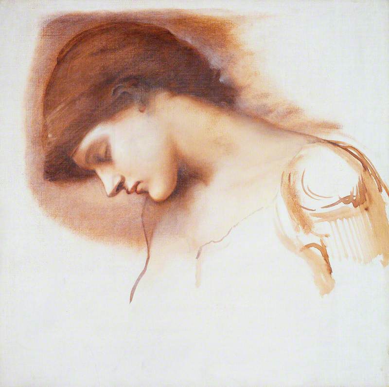 Tête de dormeur de « Briar Rose » - Edward Burne-Jones