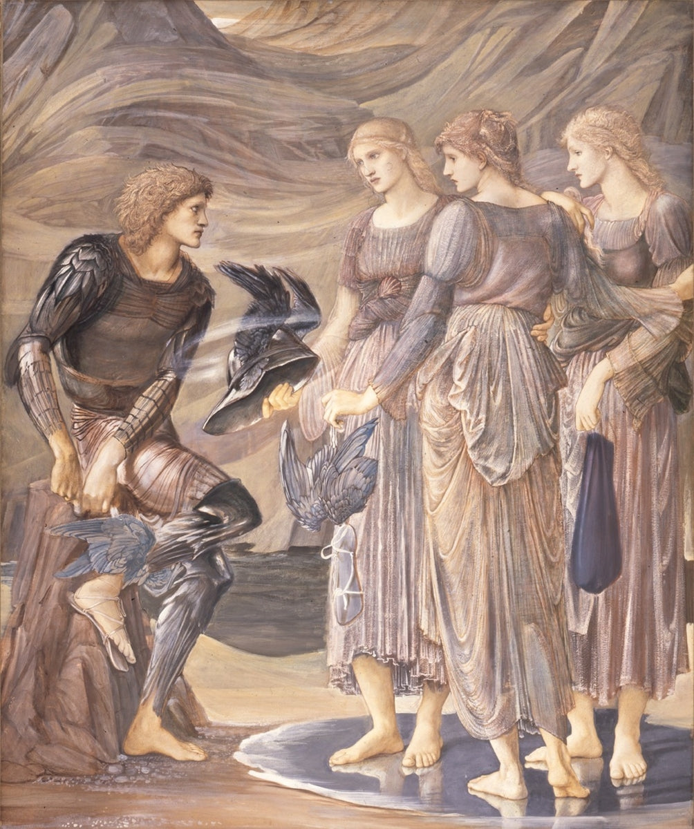 Persée et les nymphes de la mer (L'armement de Persée) - Edward Burne-Jones