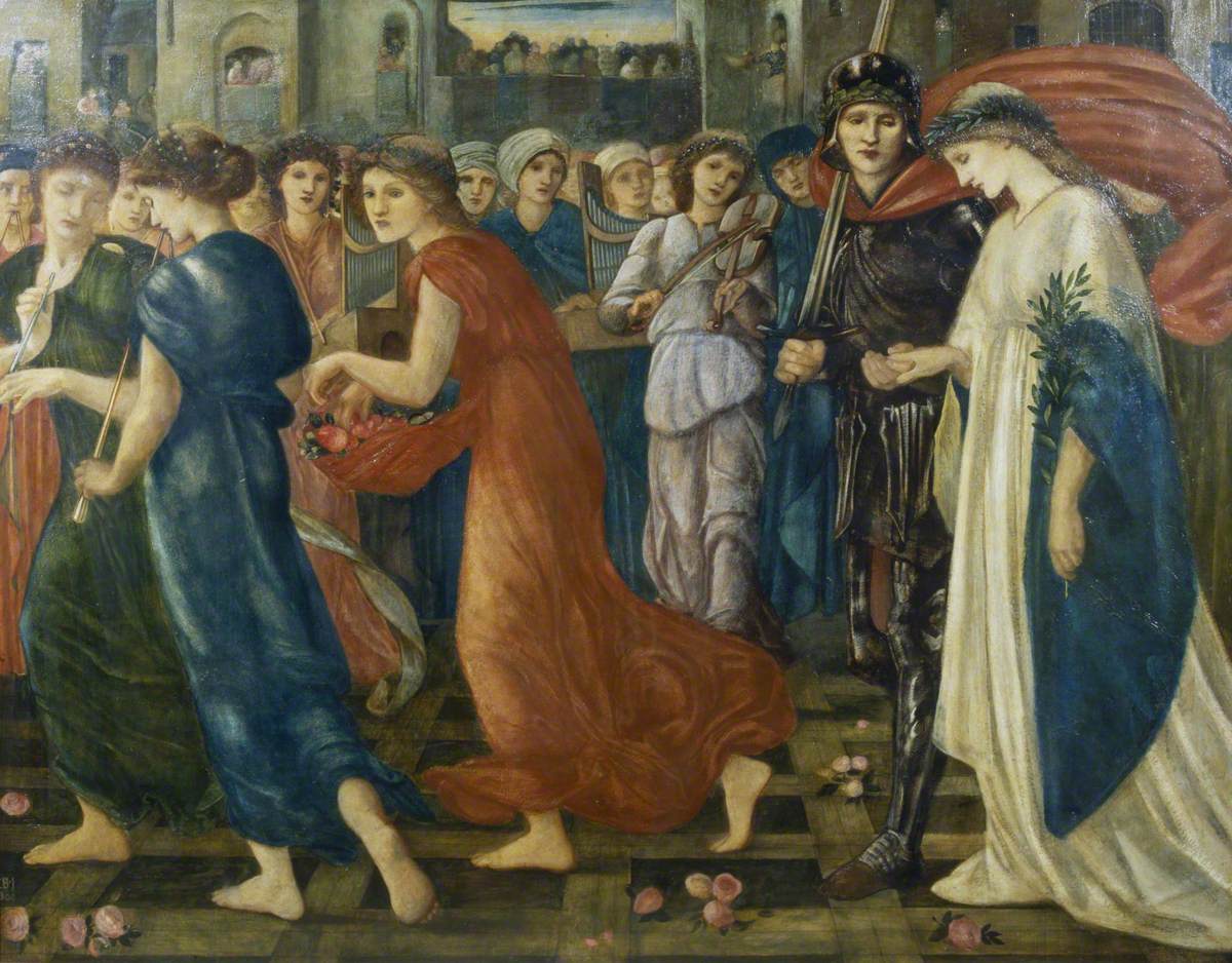 Saint Georges et le Dragon, série n° 7 : Le Retour - Edward Burne-Jones
