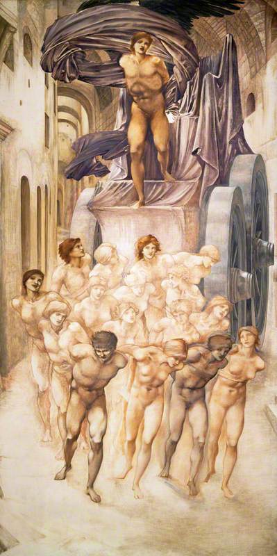 La Voiture de l'Amour (Le Chemin de l'Amour) - Edward Burne-Jones