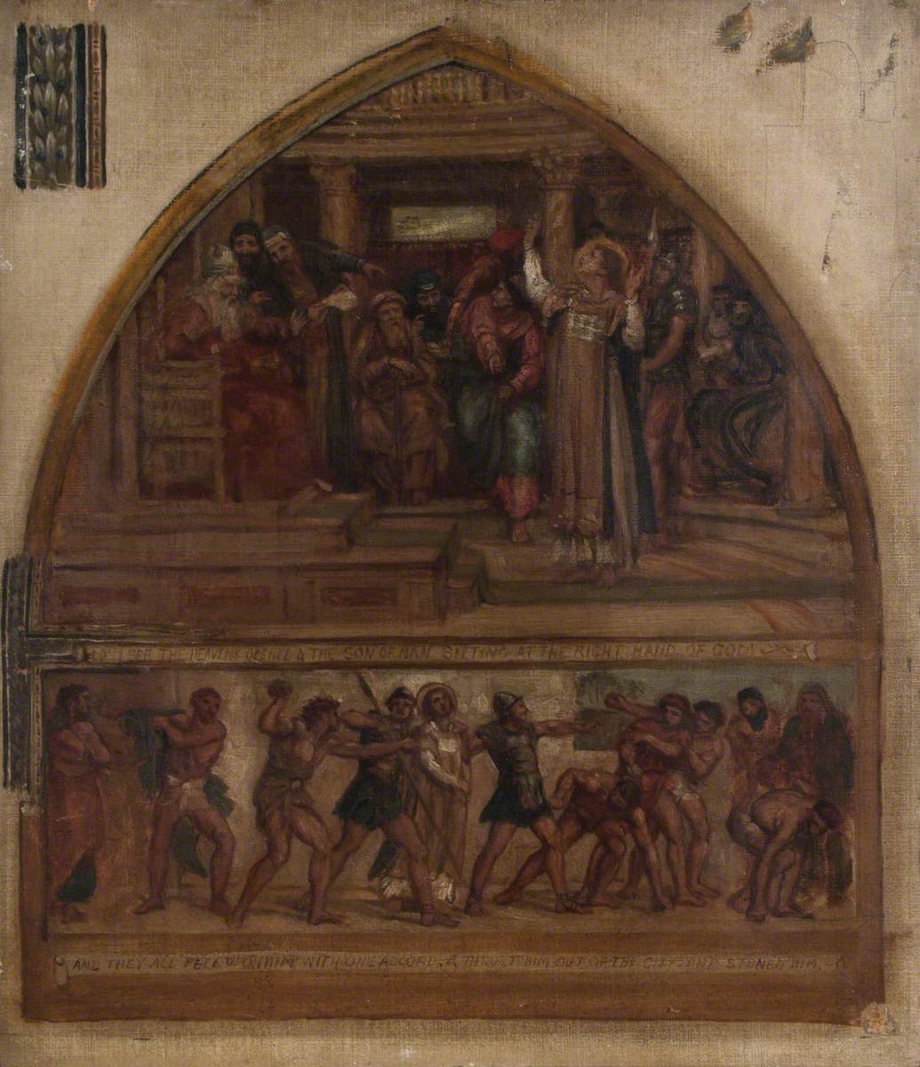 Étude pour « St Stephen's, Dulwich » - Edward Poynter