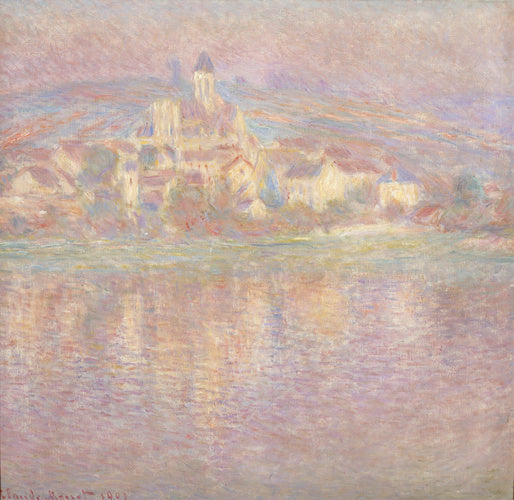 🌅 Эффект закатного солнца в Ветёйле – Клод Моне (1901)