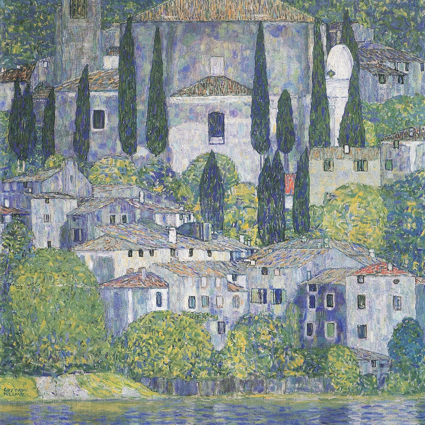 🏰✨ Церковь в Кассоне – Густав Климт (1913)