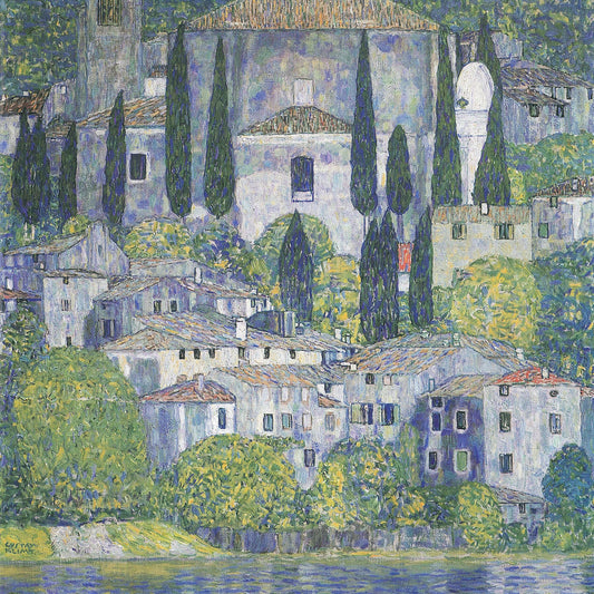🏰✨ Церковь в Кассоне – Густав Климт (1913)