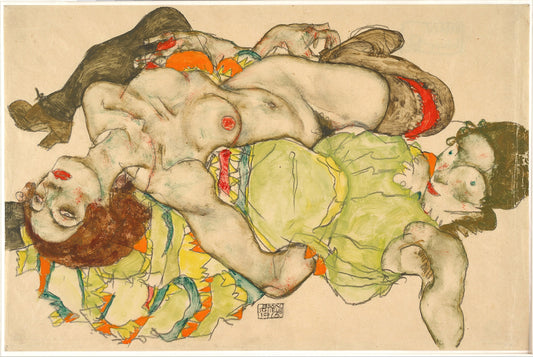 💚 Любовницы – Эгон Шиле (1915)