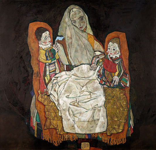 👩‍👧‍👦 Мать с двумя детьми III – Эгон Шиле (1915)