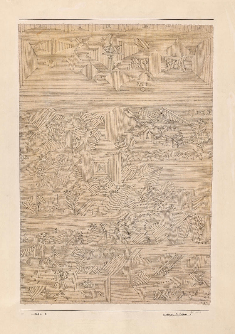 Un jardin pour Orphée - Paul Klee