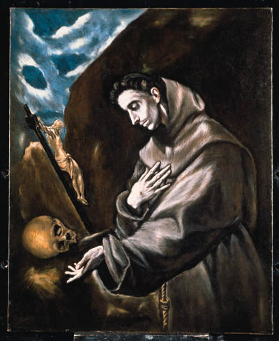 Saint François debout en méditation - El Greco