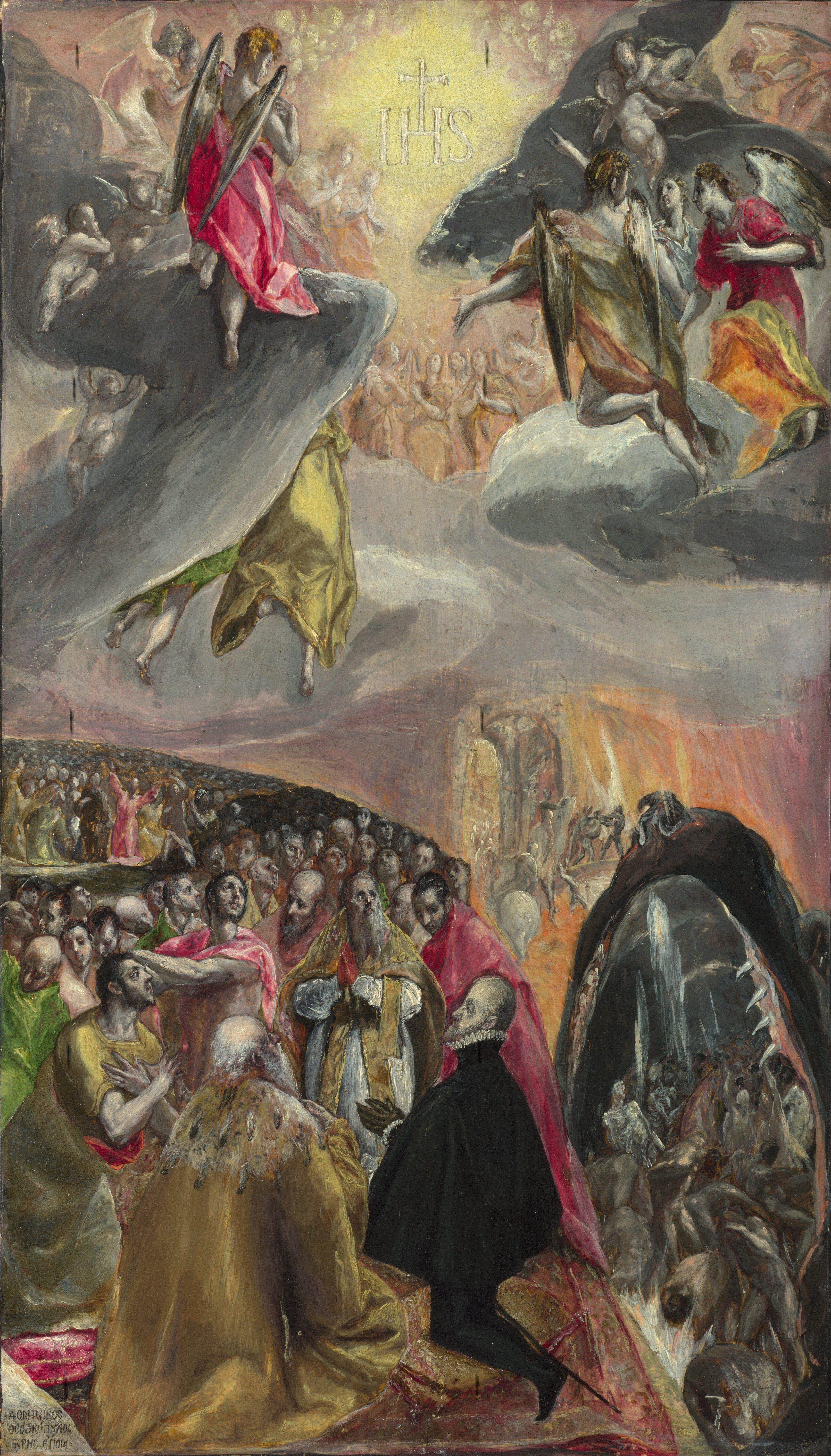 L'adoration du nom de Jésus - El Greco