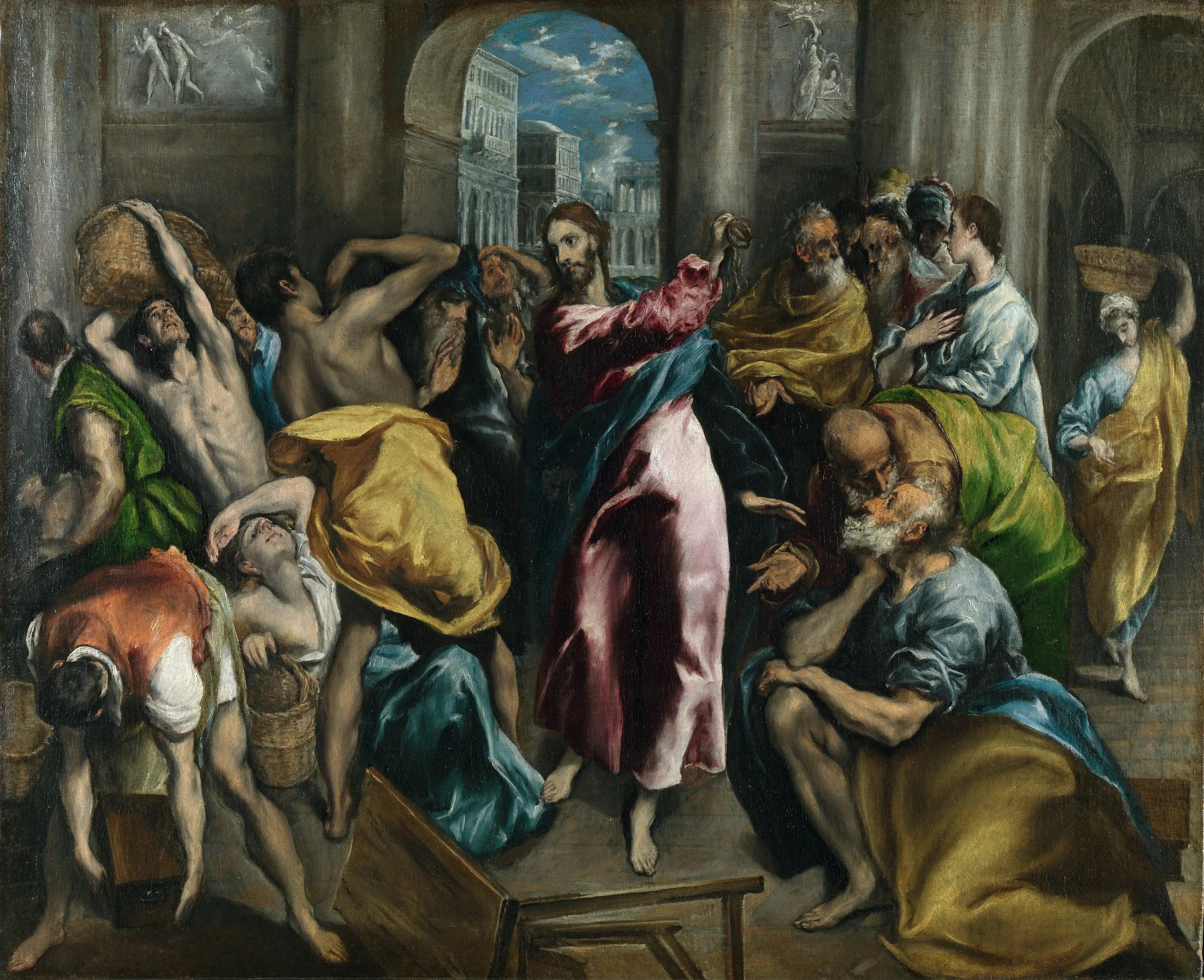 Le Christ chassant les marchands du Temple - El Greco - Alpha Reproduction