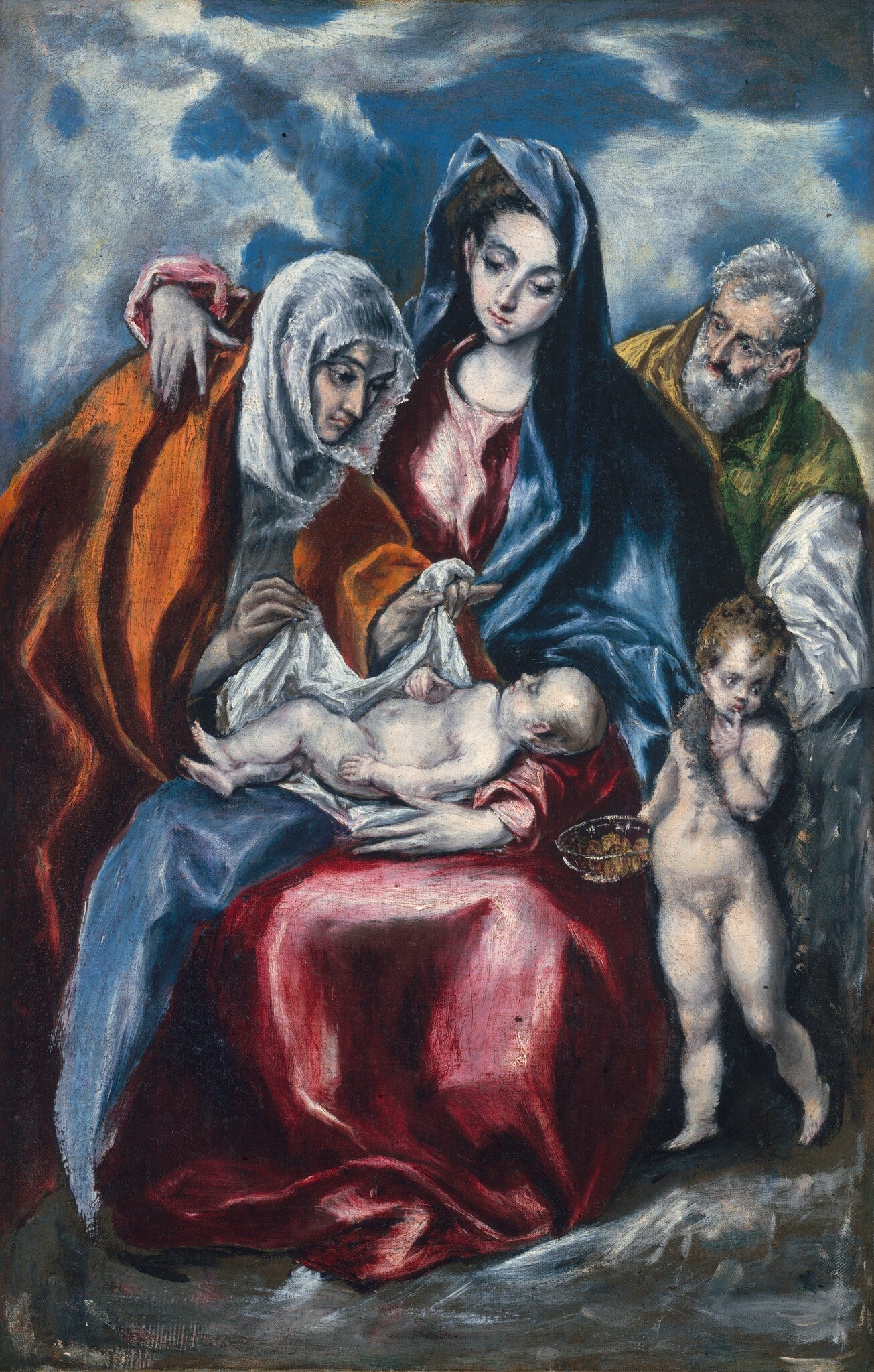 La Sainte Famille avec sainte Anne et l'enfant Jean-Baptiste - El Greco