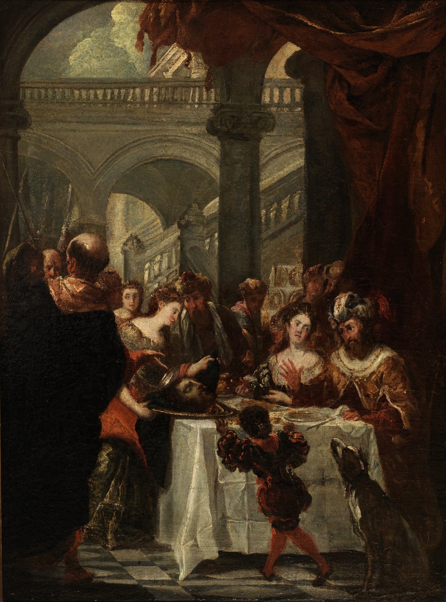 Le festin d'Hérode (croquis) - Juan Carreño de Miranda