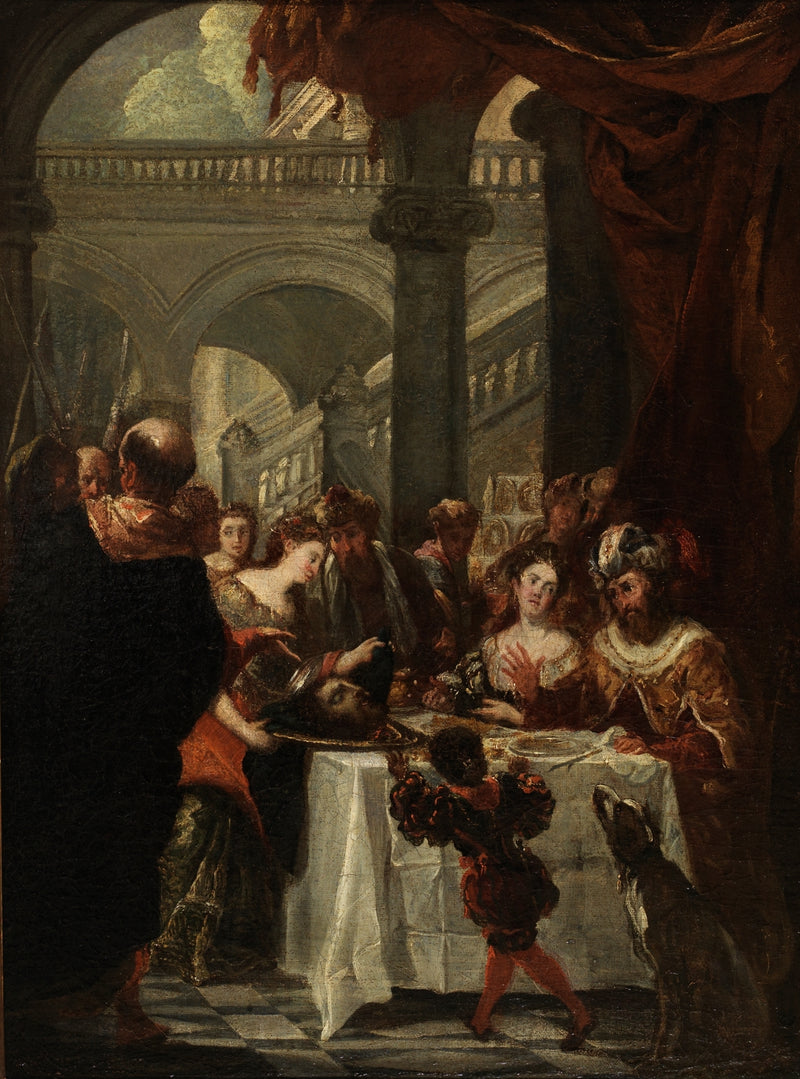 Le festin d'Hérode (croquis) - Juan Carreño de Miranda