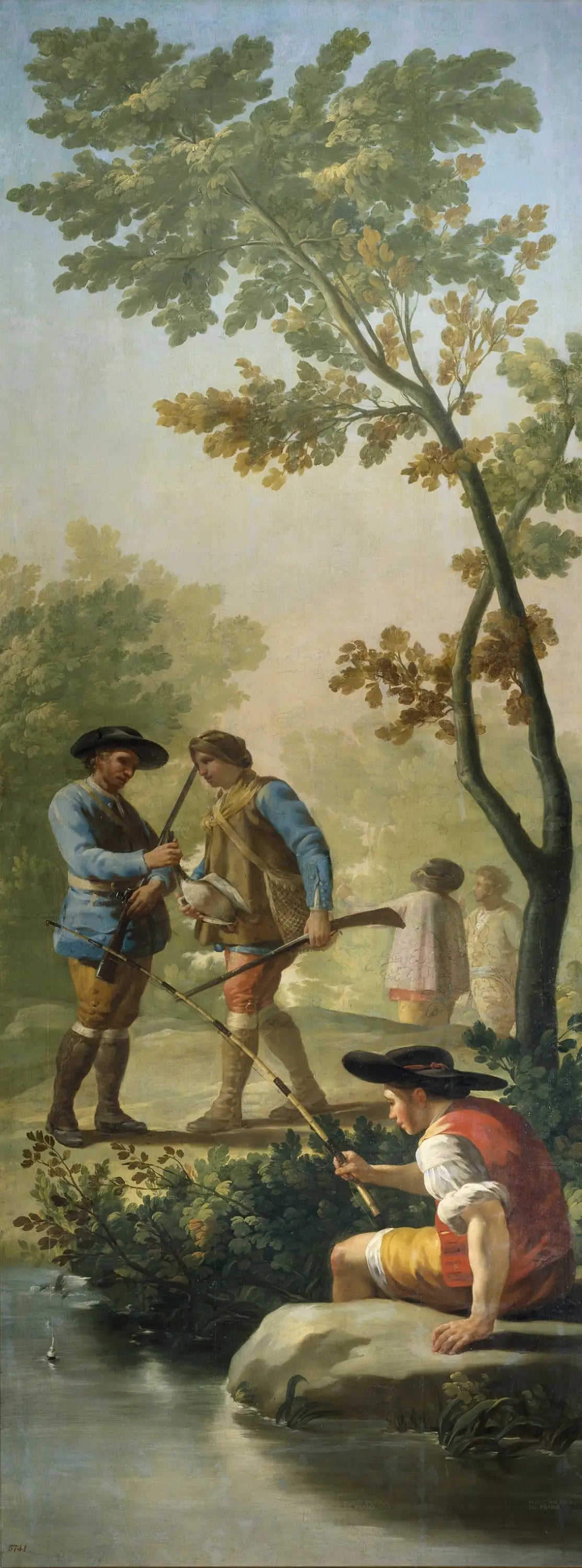 Reproduction du tableau « Le Pêcheur - Francisco de Goya » par Alpha Reproduction en peinture à l’huile