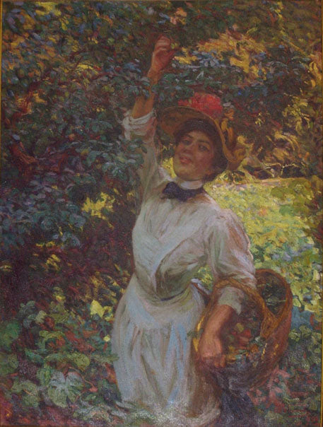 Colhendo frutas - Eliseu Visconti