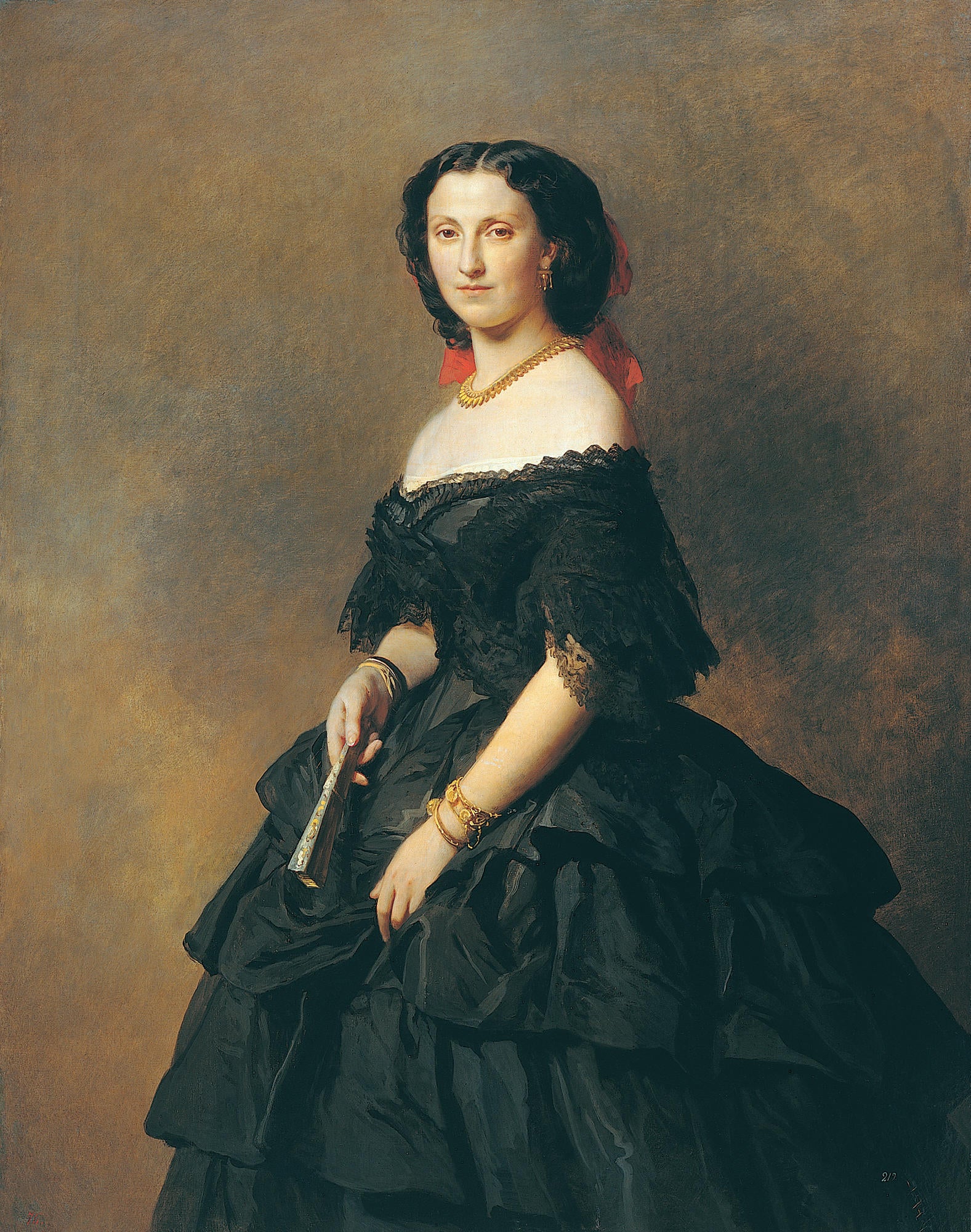 Portrait de la princesse Élisabeth Alexandrovna Baryatinskaya - Franz Xaver Winterhalter