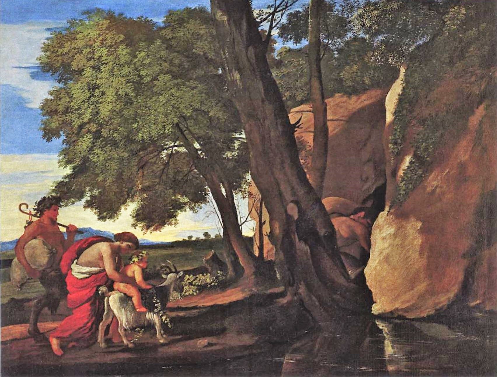 L’Enfance de Bacchus - Nicolas Poussin - Alpha Reproduction
