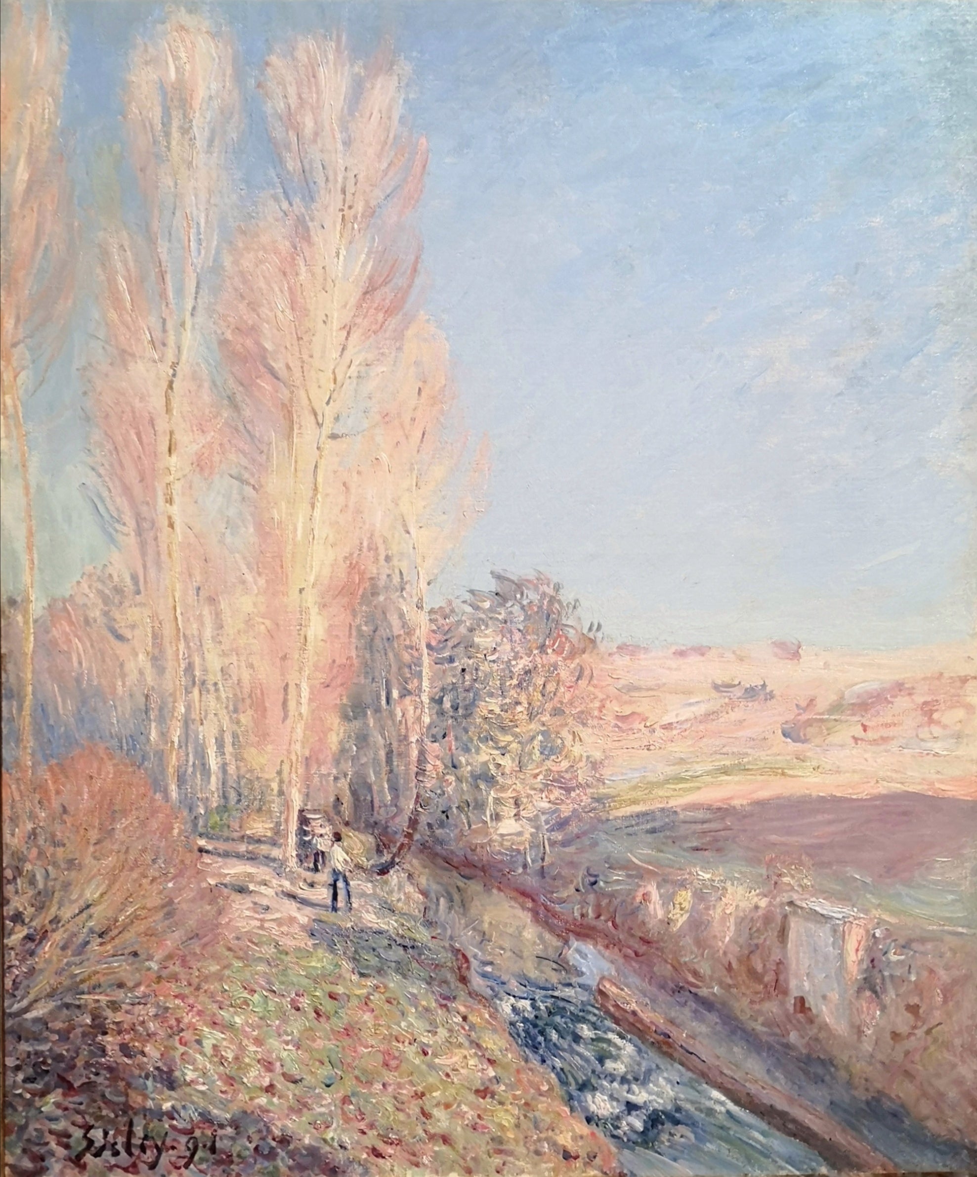 Reproduction du tableau « Été de la Saint-Martin, environs de Moret-sur-Loing - Alfred Sisley » par Alpha Reproduction en peinture à l’huile