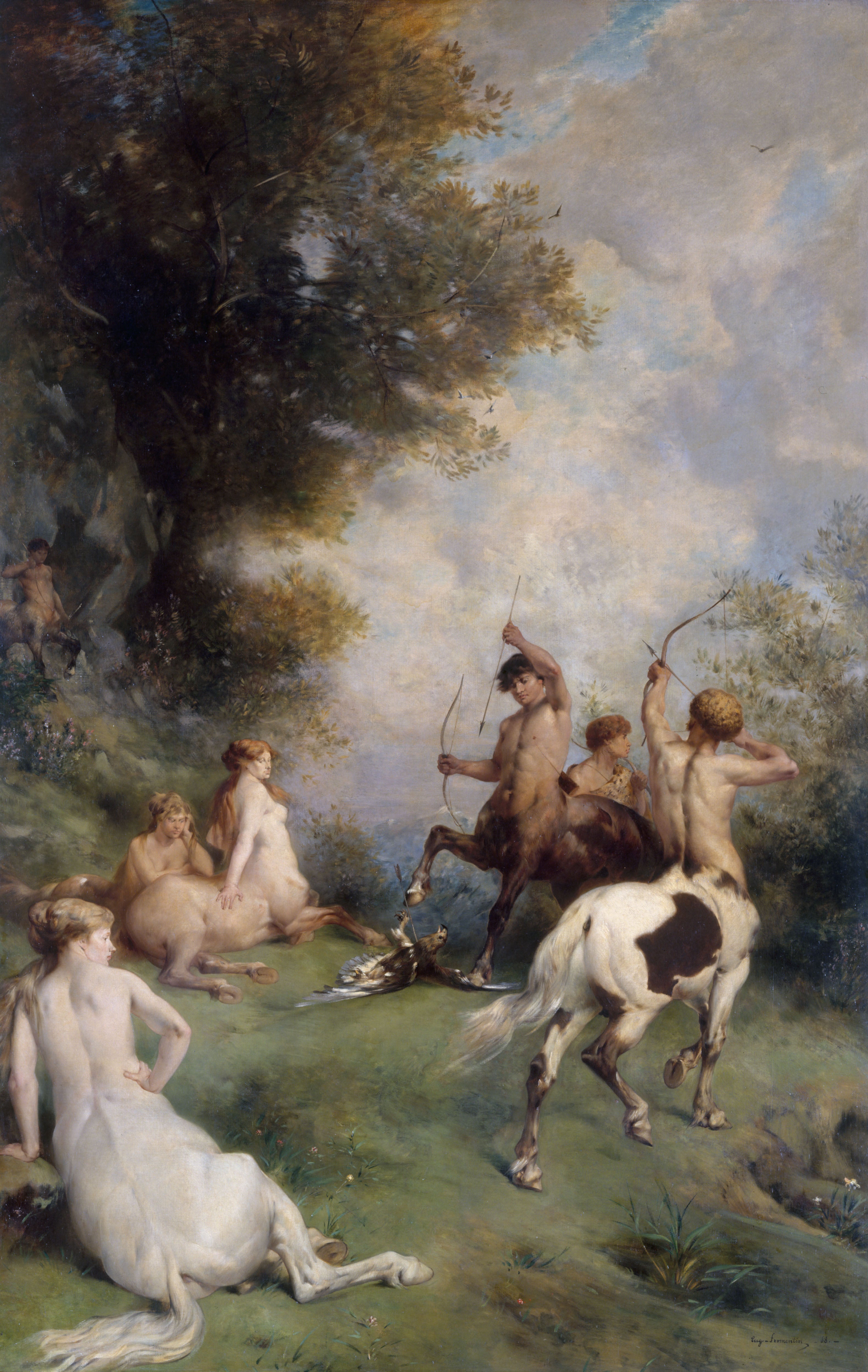 Centaures - Eugène Fromentin