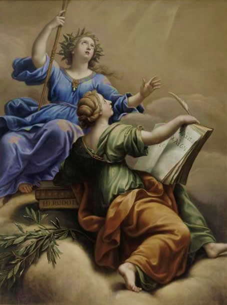 Euterpe et Clio - Pierre Mignard - Alpha Reproduction