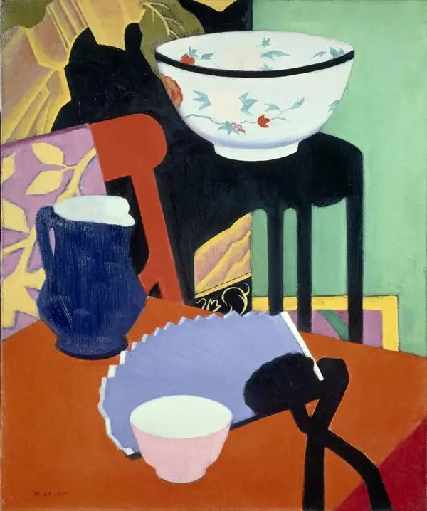 L’éventail bleu - Francis Cadell - Alpha Reproduction