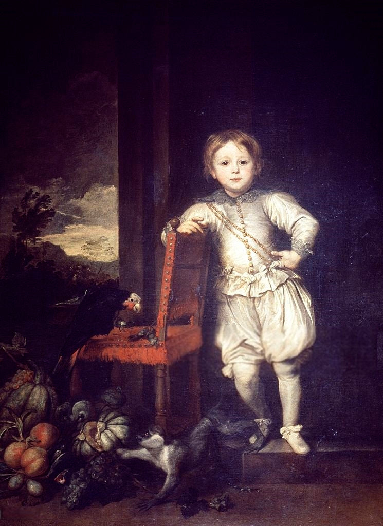 Portrait d'un enfant en blanc - Antoine van Dyck