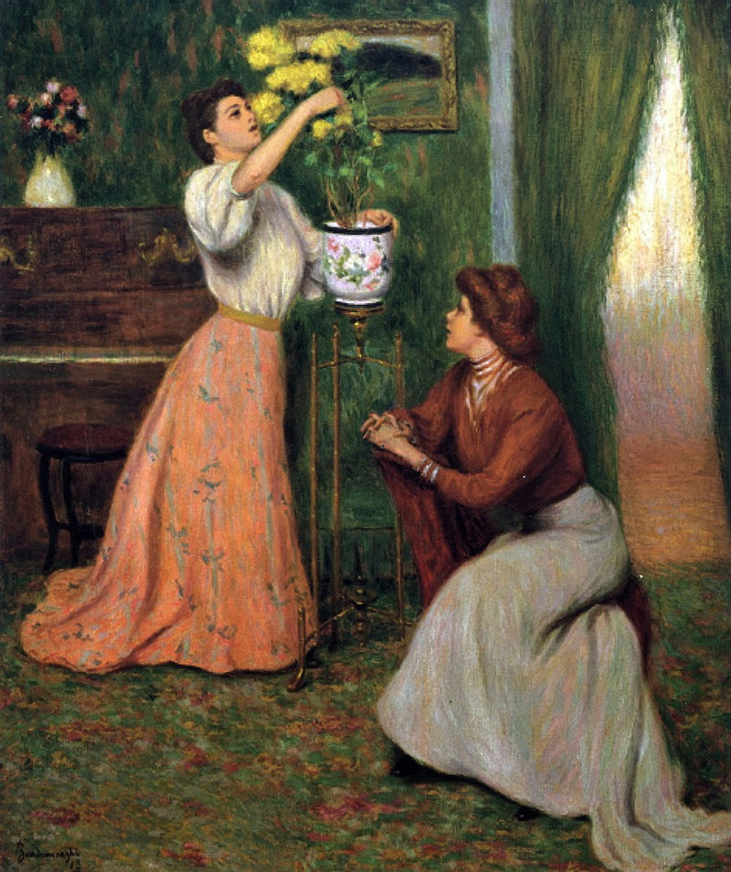 В гостиной - Federico Zandomeneghi