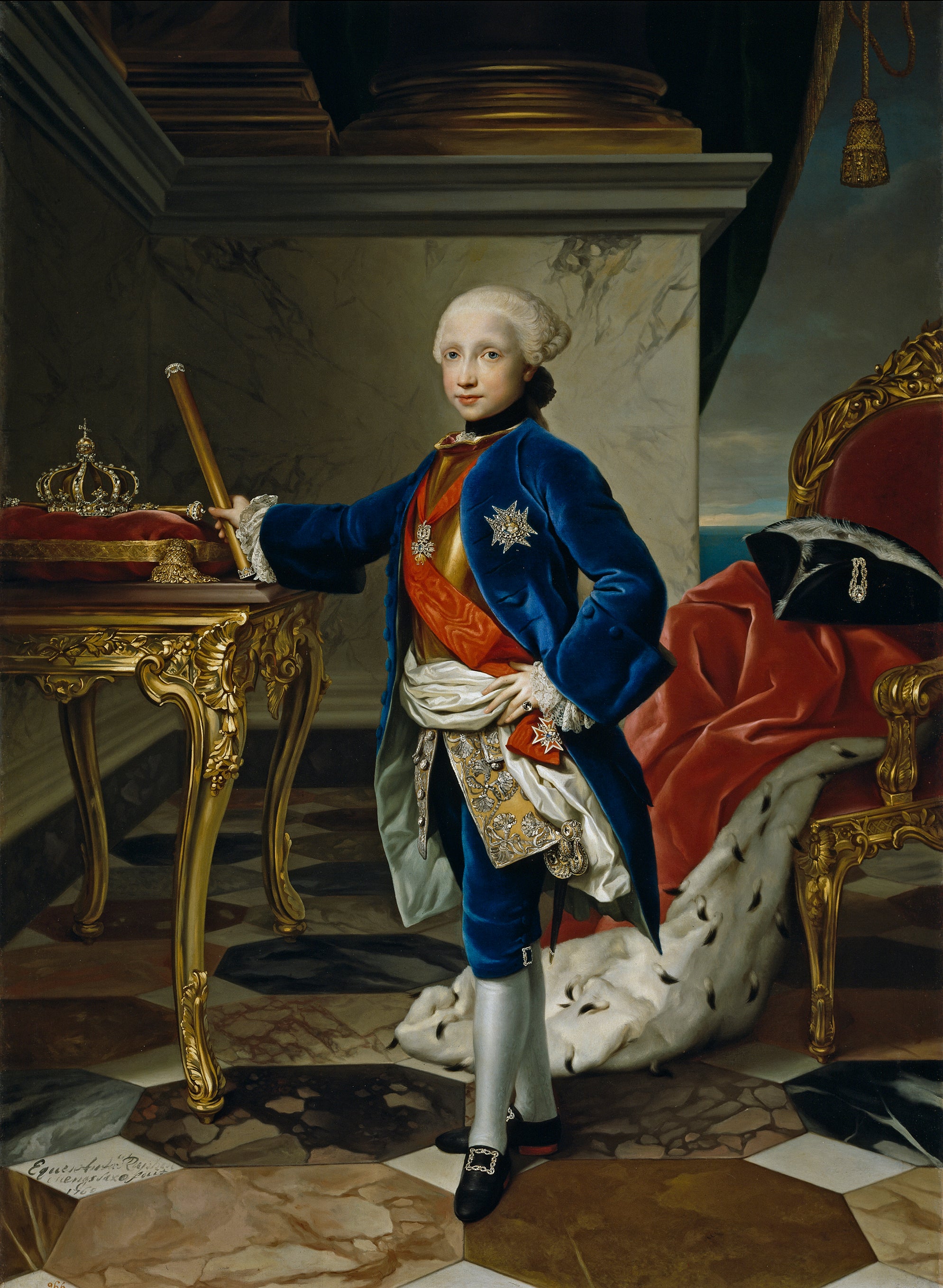 Ferdinand IV roi de Naples - Anton Raphael Mengs - Alpha Reproduction