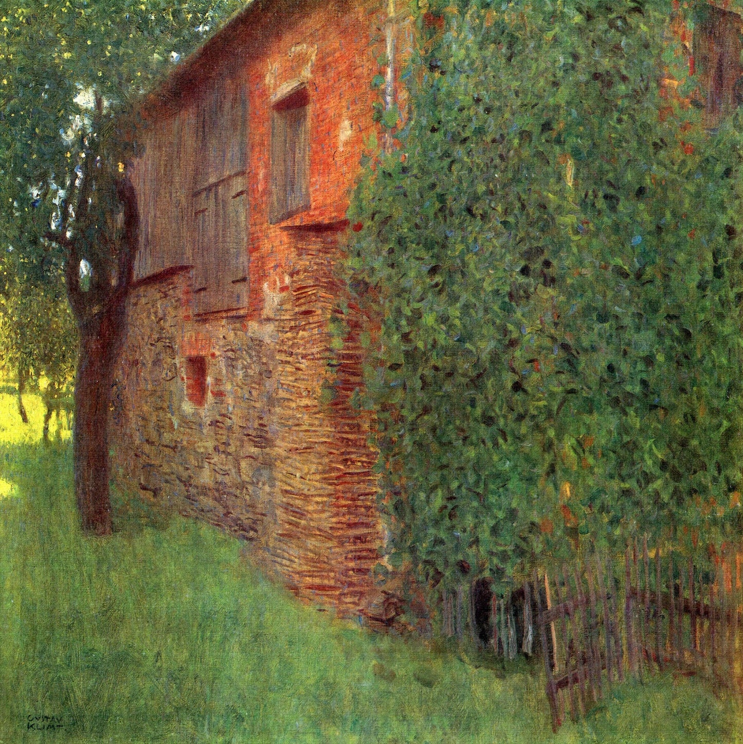 🌿 Ферма в Каммере – Густав Климт (около 1901-1902)