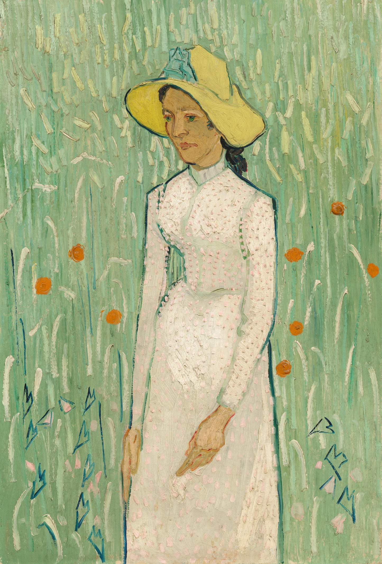 👒 Девушка в белом – Винсент ван Гог (1890)